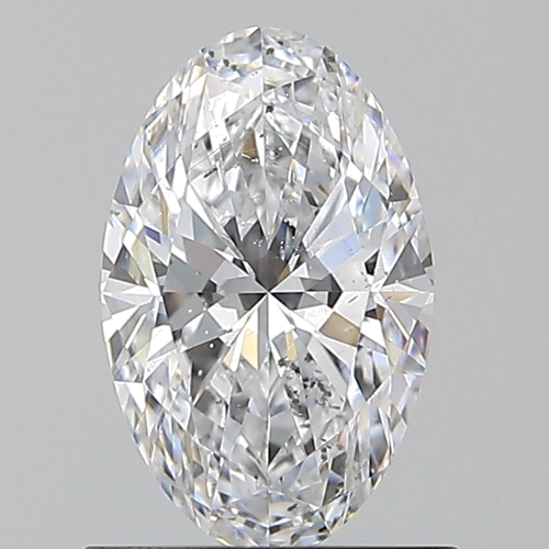 0.9 carat D-SI2 Natūralus Oval Deimantas (1)
