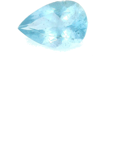 0.55 carat BLUE Pear Aquamarine (1)