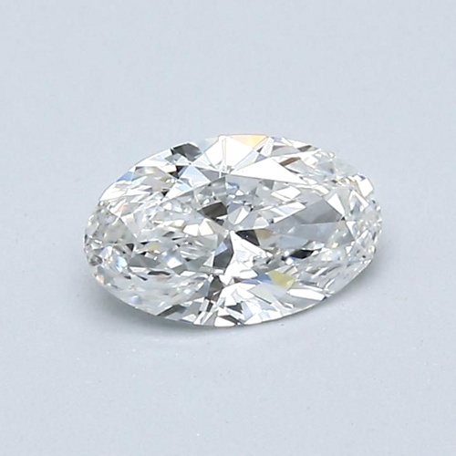 0.43 carat F-VVS2 Natūralus Oval Deimantas (1)