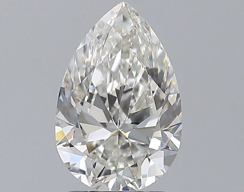 2.01 carat G-VS2 Natūralus Pear Deimantas (1)