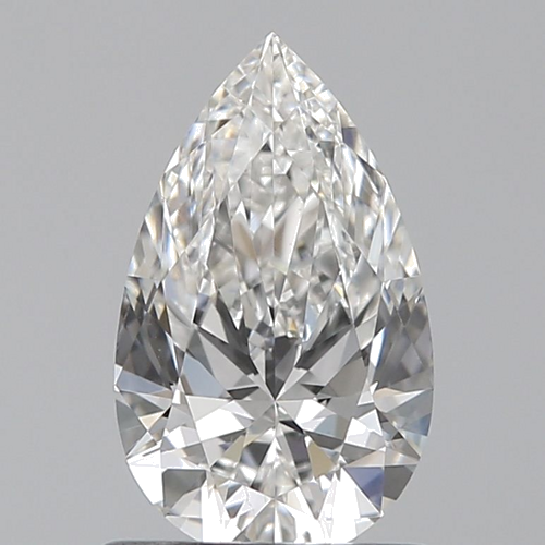 0.8 carat F-VS2 Natūralus Pear Deimantas (1)