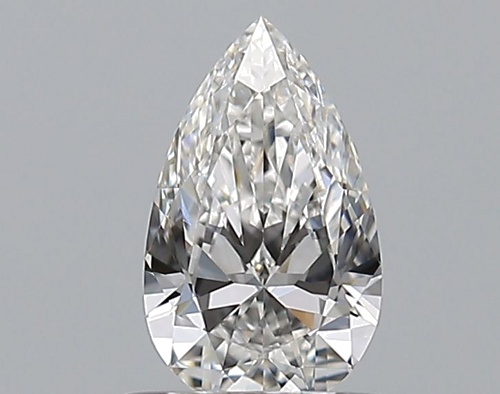 0.5 carat F-VS1 Natūralus Pear Deimantas (1)