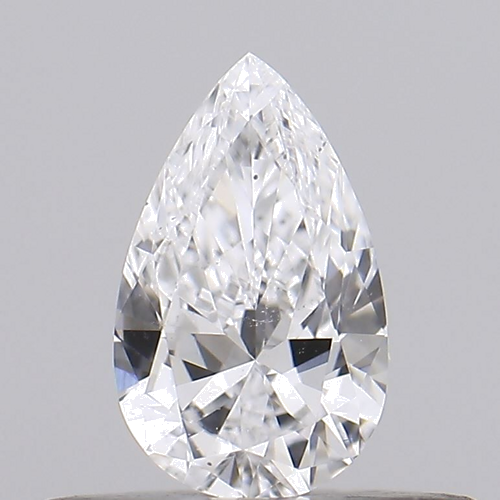 0.25 carat D-SI1 Natūralus Pear Deimantas (1)