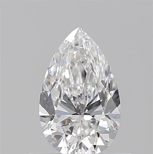 0.54 carat E-IF Natūralus Pear Deimantas (1)