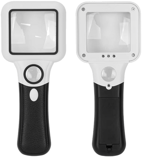 Magnifying Glass with LED & UV Light 5x 45x (2)