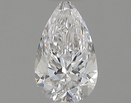 0.4 carat D-VVS2 Natūralus Pear Deimantas (1)