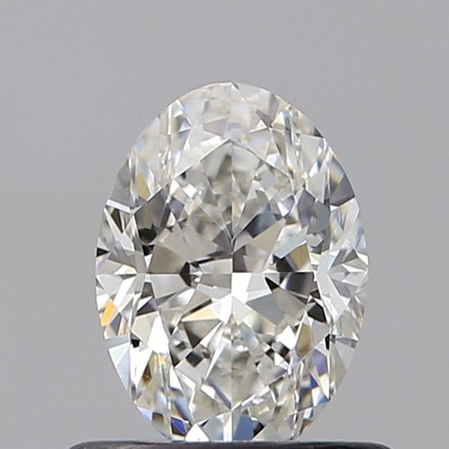0.6 carat F-VVS2 Natūralus Oval Deimantas (1)