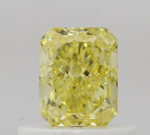 0.51 carat Fancy Intense Yellow-VS1 Natūralus Radiant Deimantas (1)