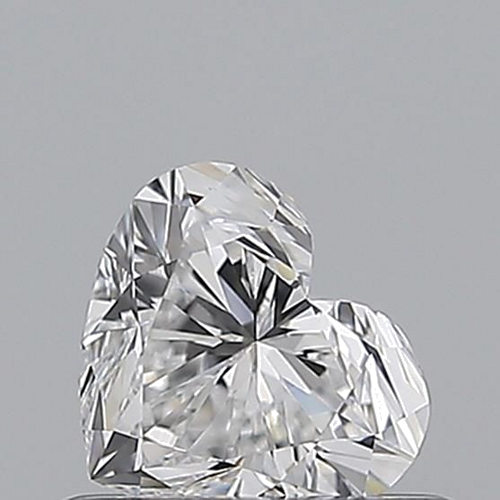 0.5 carat D-VVS1 Natūralus Heart Deimantas (1)