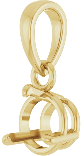 Pakabukas „Round 3-Prong“ 14k yellow gold Round 5.5mm (2)