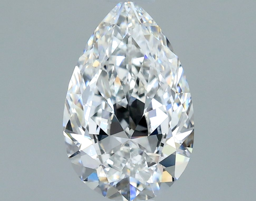 0.7 carat E-VVS1 Natūralus Pear Deimantas (1)