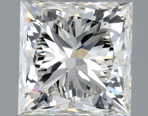 0.48 carat H-VVS1 Natūralus Princess Deimantas (1)