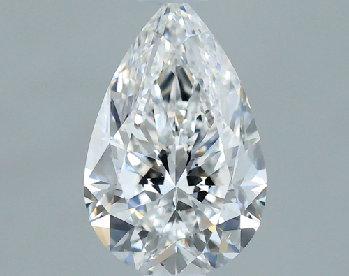 0.7 carat E-SI1 Natūralus Pear Deimantas (1)