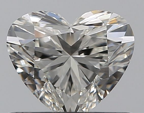 0.5 carat H-VS2 Natūralus Heart Deimantas (1)