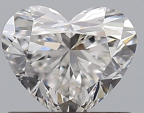 0.71 carat F-VS2 Natūralus Heart Deimantas (1)