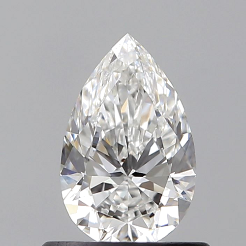 0.6 carat E-VVS1 Natūralus Pear Deimantas (1)