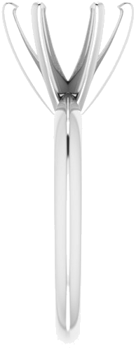 Sužadėtuvių Žiedas „Light Solitaire“ 585 Baltojo Aukso Round 8.6mm x 9.1mm (4)