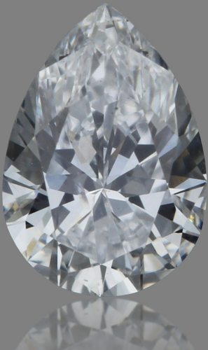 0.21 carat D-SI2 Natūralus Pear Deimantas (1)