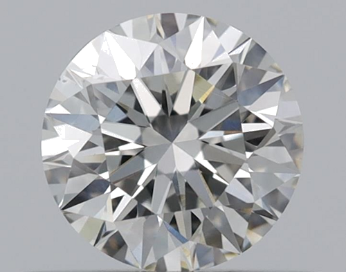 0.5 carat I-SI2 Excellent cut Natūralus Round Deimantas (1)