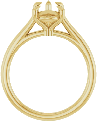 Sužadėtuvių Žiedas „Claw-Pong“ 14k yellow gold Pear 11.5mm x 7mm (2)