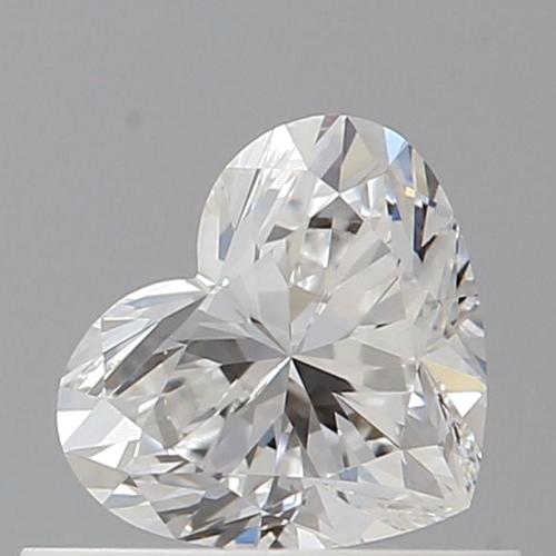 0.51 carat E-VVS2 Natūralus Heart Deimantas (1)