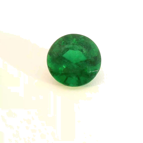 0.41 carat GREEN Round Smaragdas (1)