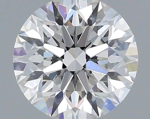 0.44 carat F-VVS2 Excellent cut Natūralus Round Deimantas (1)