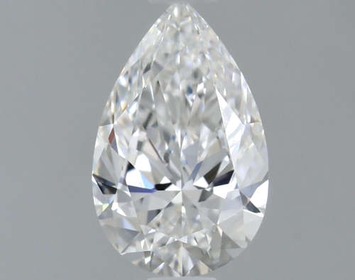 0.37 carat E-VVS2 Natūralus Pear Deimantas (1)