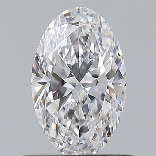 0.62 carat D-VVS2 Natūralus Oval Deimantas (1)