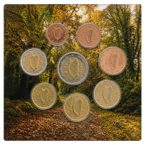 2026 Ireland Enjoying Ireland's Forests UNC Euro Coin Set (2)