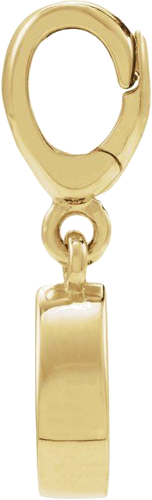 Pakabukas „Bezel-Set Cabochon Charm“ 14k yellow gold Pear 6mm x 4mm (5)