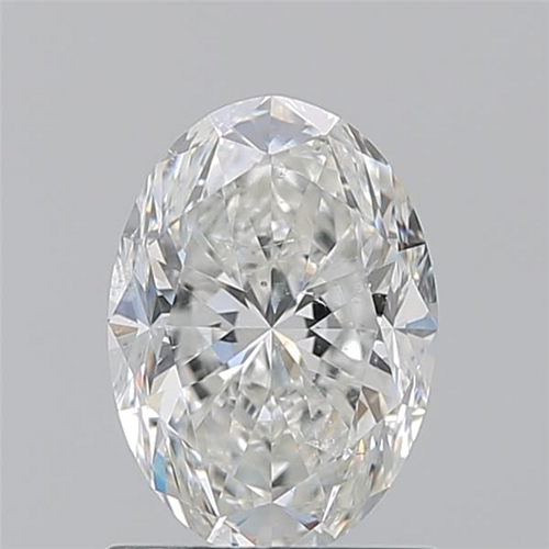 1.3 carat G-SI2 Natūralus Oval Deimantas (1)
