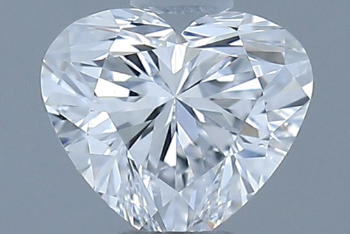 0.52 carat D-VS1 Natūralus Heart Deimantas (1)