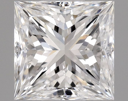 0.5 carat E-VS2 Natūralus Princess Deimantas (1)