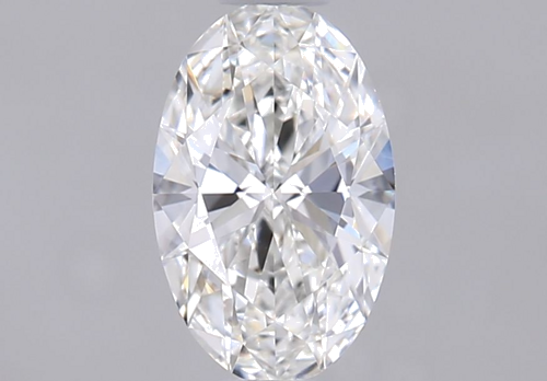 0.6 carat G-VVS2 Natūralus Oval Deimantas (1)
