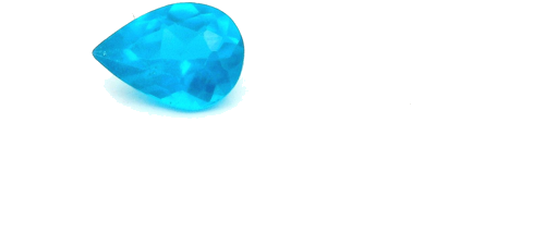 0.42 carat BLUE Pear Apatite (1)