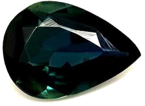 0.51 carat TEAL Pear Safyras (1)