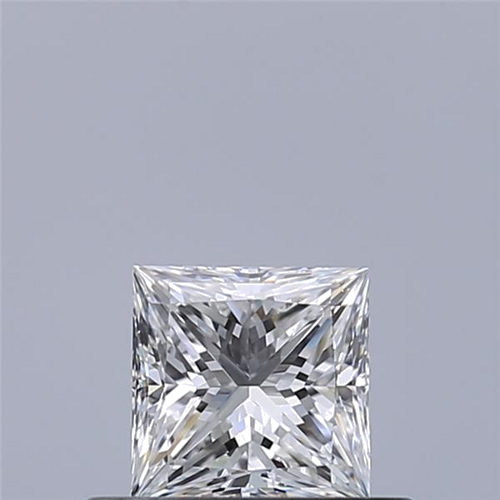 0.42 carat E-VVS2 Natūralus Princess Deimantas (1)