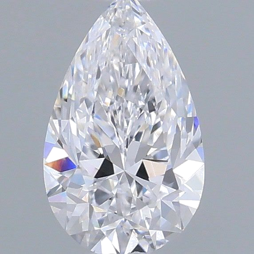 0.4 carat D-VS1 Natūralus Pear Deimantas (1)