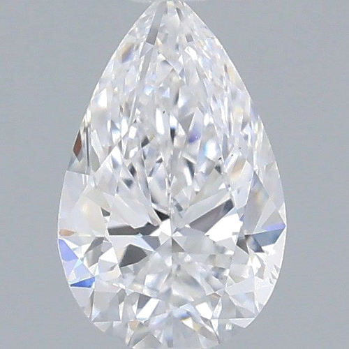 0.35 carat D-VS2 Natūralus Pear Deimantas (1)