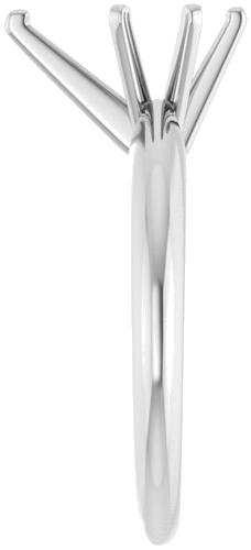 14K White 10x6 mm Pear 6-Prong Ring Mounting (4)