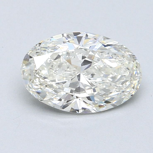 1.7 carat I-SI1 Natūralus Oval Deimantas (1)