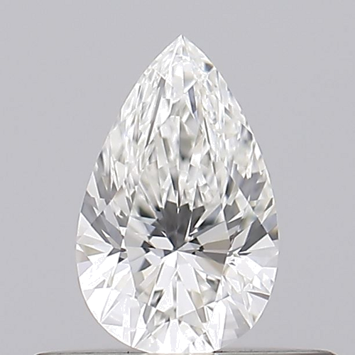 0.28 carat H-IF Natūralus Pear Deimantas (1)