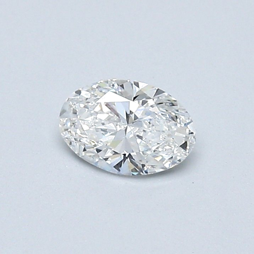 0.39 carat F-SI1 Natūralus Oval Deimantas (1)