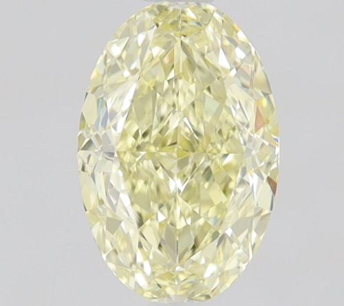0.61 carat Fancy Yellow-IF Natūralus Oval Deimantas (1)