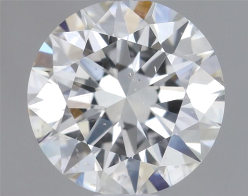 0.52 carat G-SI1 Excellent cut Natūralus Round Deimantas (1)