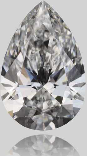 0.52 carat E-VS1 Natūralus Pear Deimantas (1)