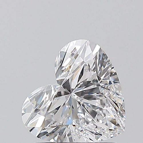 1.01 carat D-VVS2 Natūralus Heart Deimantas (1)