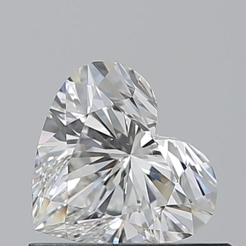 0.61 carat H-VS2 Natūralus Heart Deimantas (1)