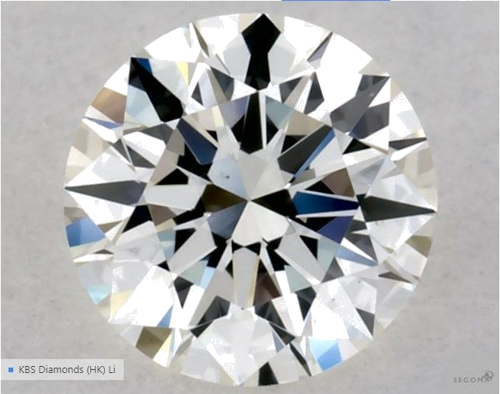 0.31 carat J-VS2 Excellent cut Natūralus Round Deimantas (1)